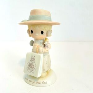 Precious Moments Figurine
Seek and Ye Shall Find Vintage Porcelain Figurine